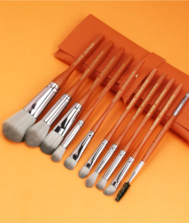 MAANGE Pro 10 Pcs Makeup Brush Set With Bag Powder Foundation Eyeshadow Lip Eyeliner Blush Blending Face Makeup Brushes tools