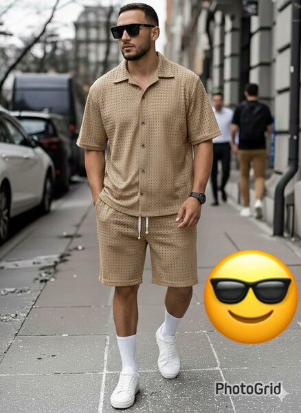 Ensemble d'été beige