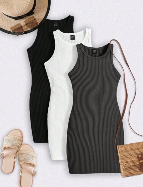 Robe moulante débardeur