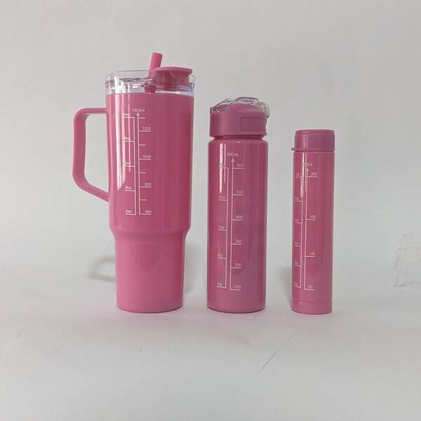 3 pcs plastic tumbler set