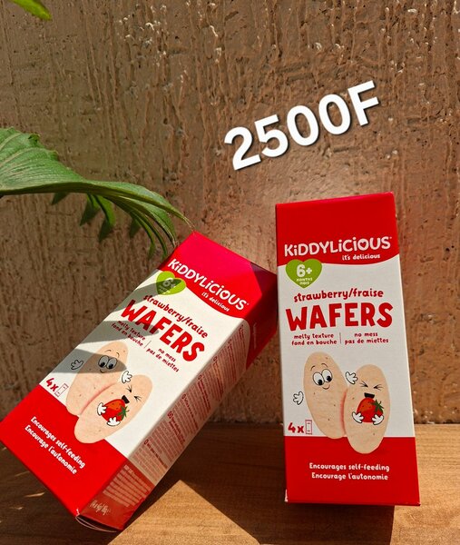 Kiddylicious Gaufres Fraise
