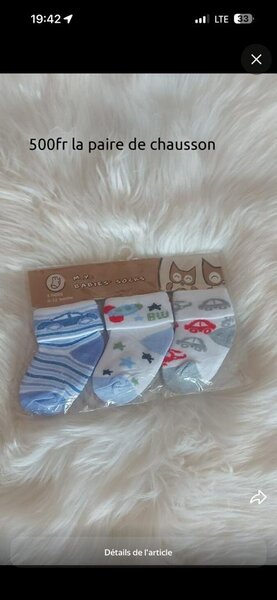 Chaussettes Bébés Colorées