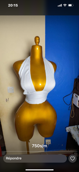 Haut Dos Nu Élastique Femme