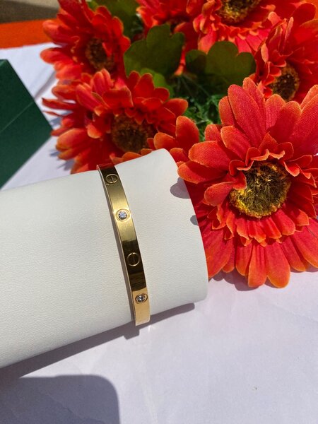 Gold plated bracelets