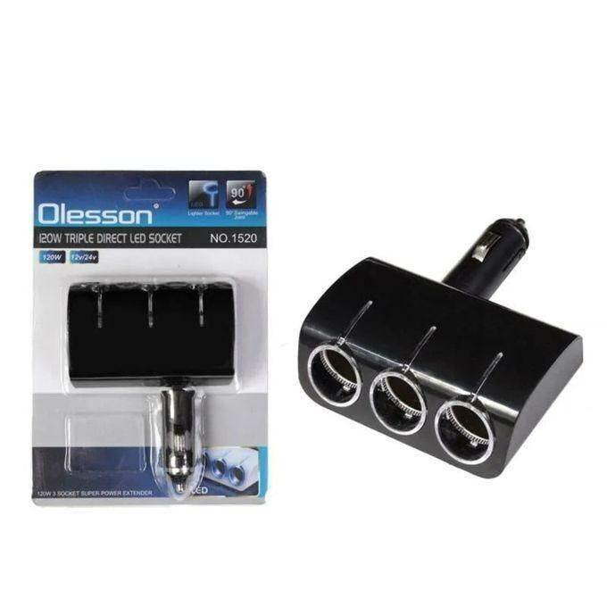 Adaptateur allume-cigare 3 prises