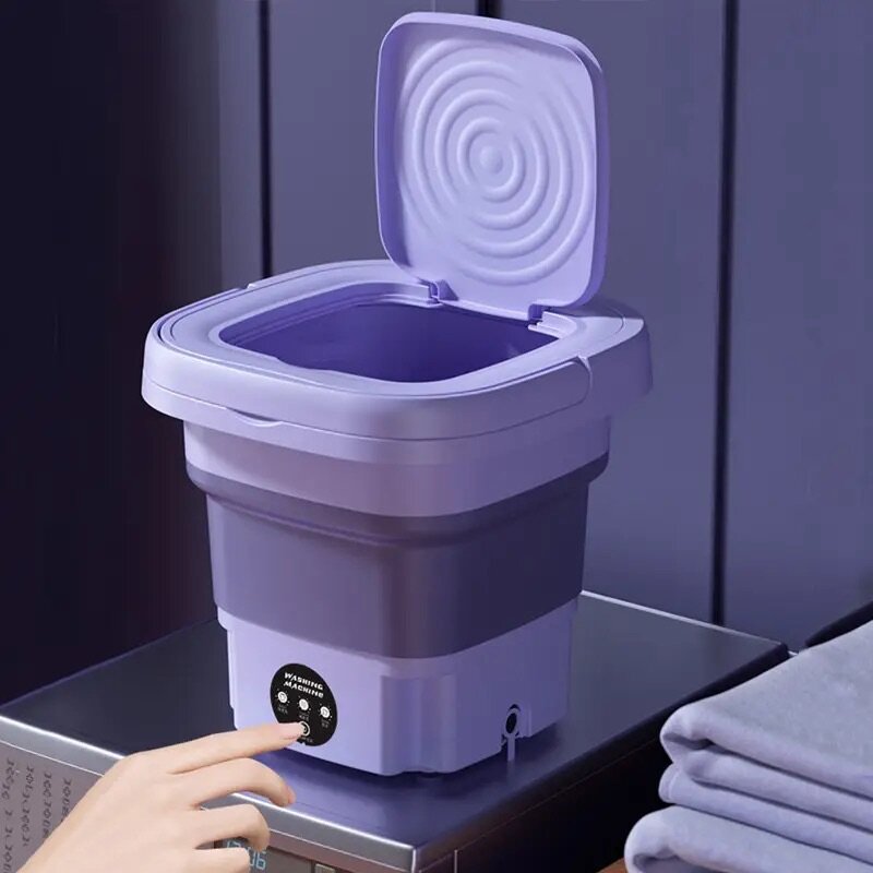 Electric portable mini washing machine