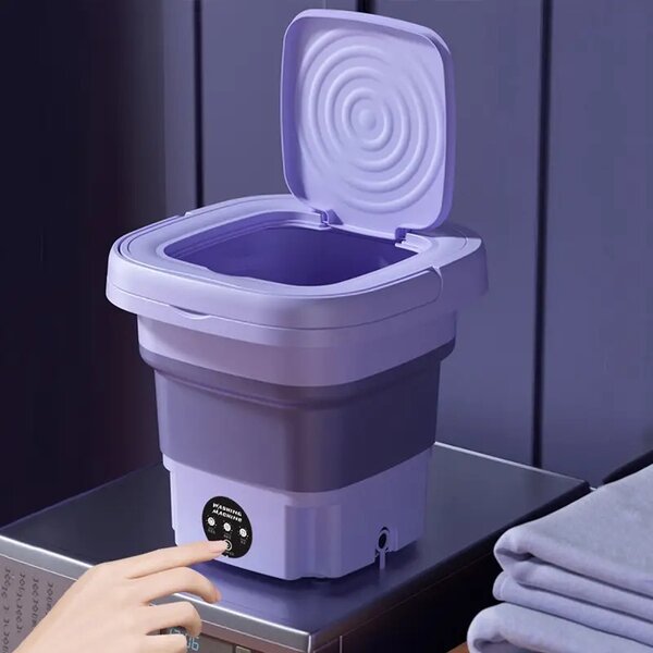 Electric portable mini washing machine