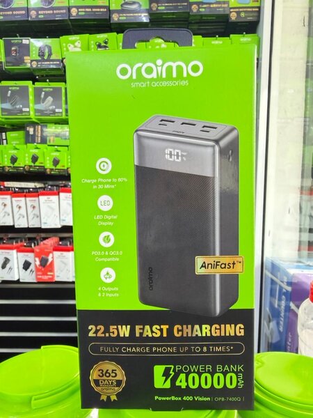 Chargeur oraimo 40000mAh