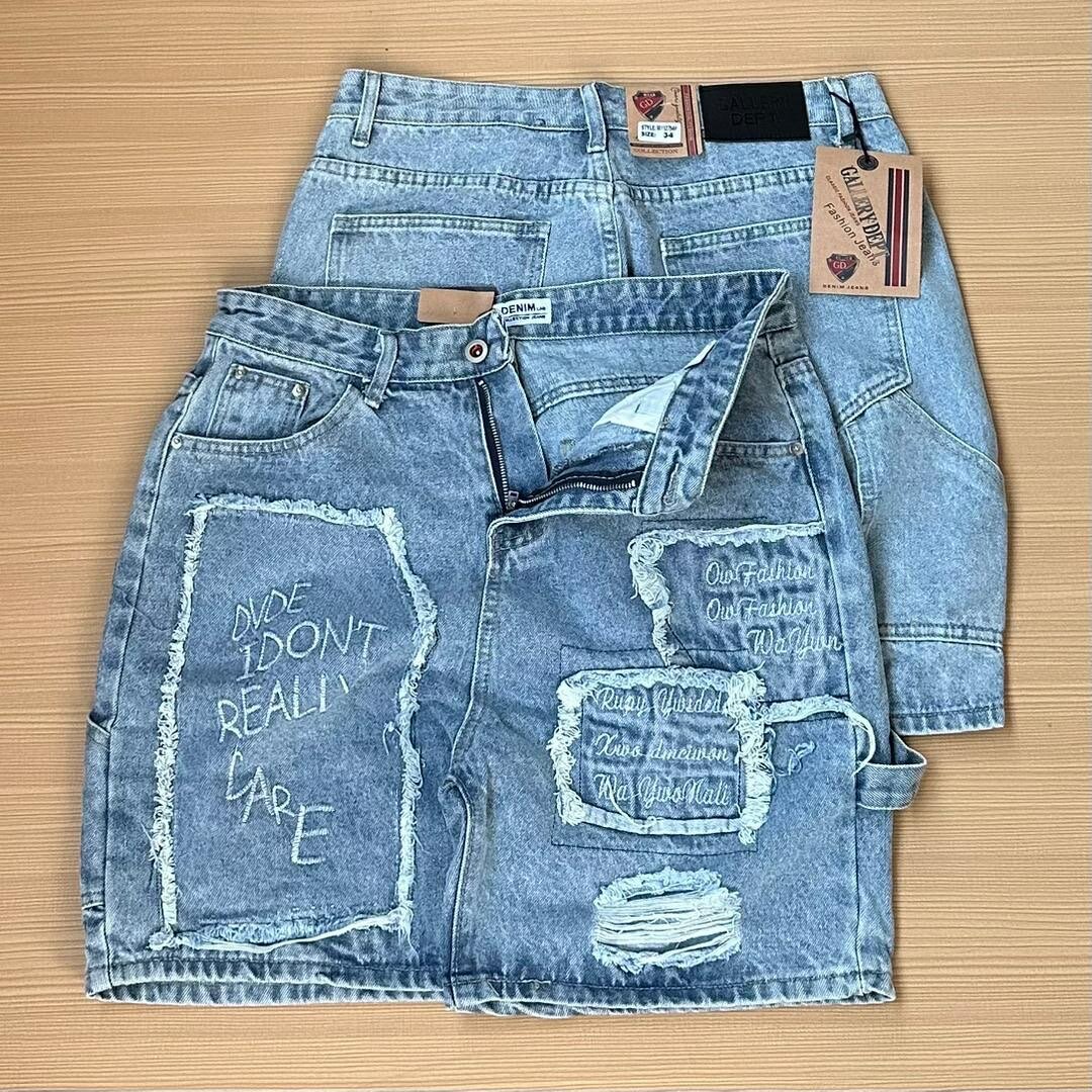 Jeans side pocket shorts