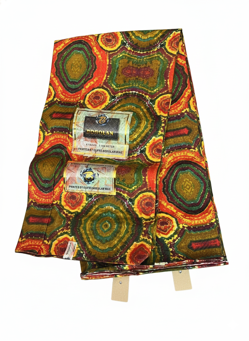 Pagne coloré en coton vibrant