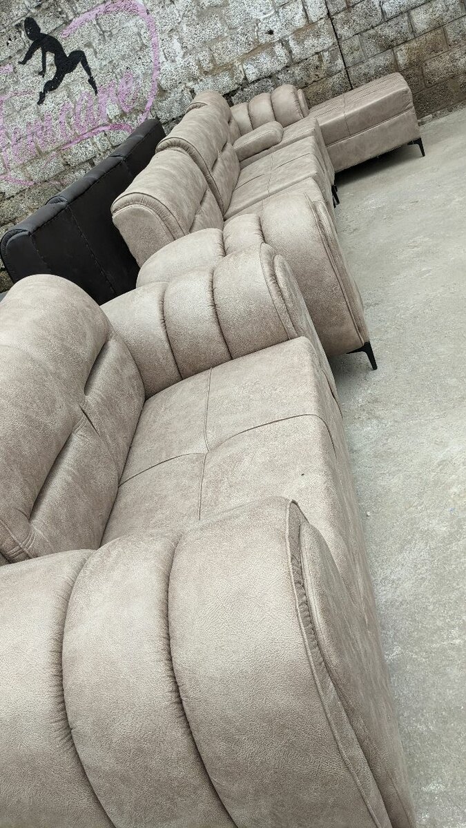 Big Saiso leather sofa sets