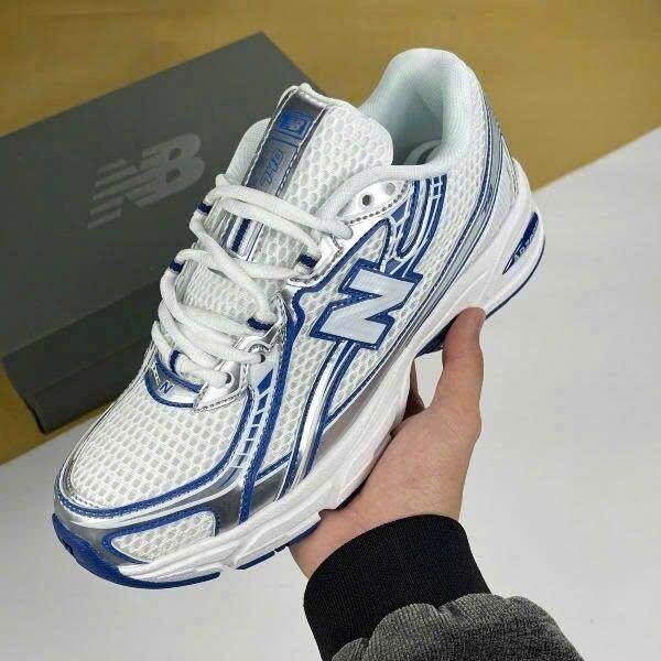 Baskets New Balance Blanc Bleu