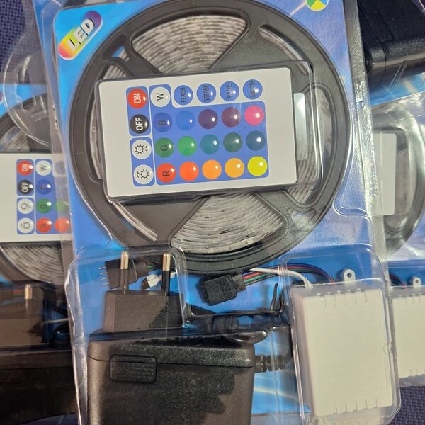 5M RGB LED Strip Light With Remote Control