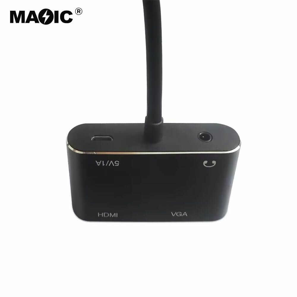 Adaptateur VGA vers HDMI avec audio