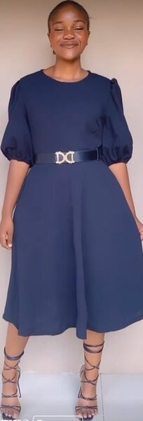 women's dress S,M,L,XL,2XL blue