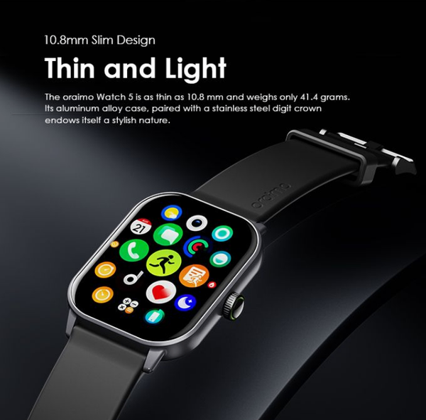 Watch 5 2.01" HD Panda Glass 1ATM Watch