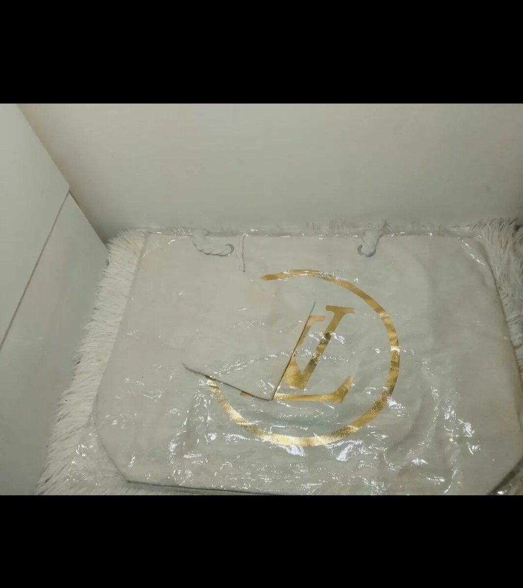 Sac de plage en toile imprimée