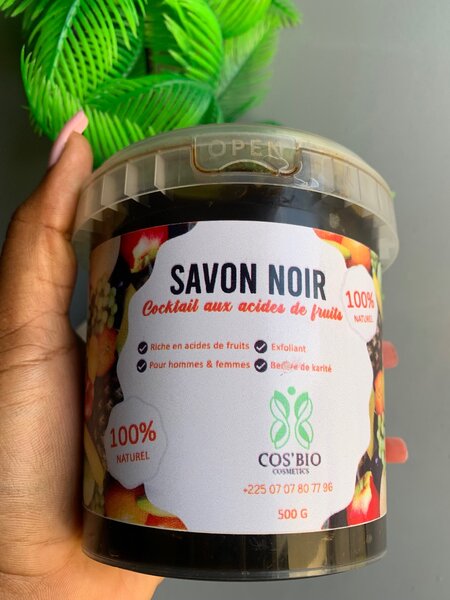 Savon noir  aux fruits