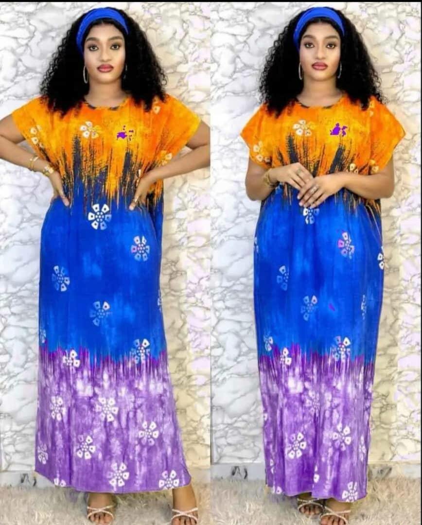 Robe longue colorée bohème