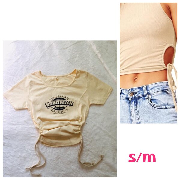 Salaula crop tops and tops