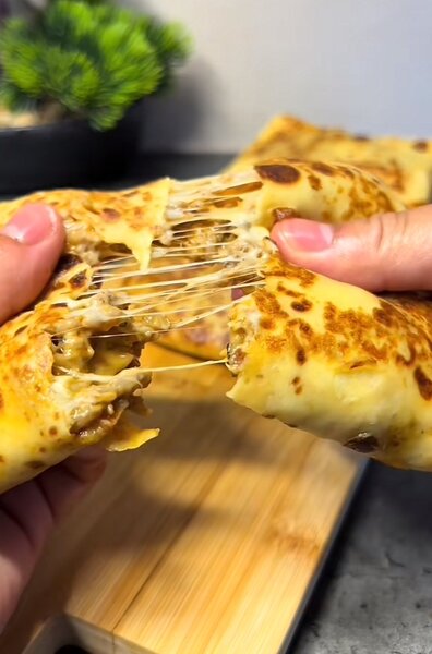 Crêpe viande hachée