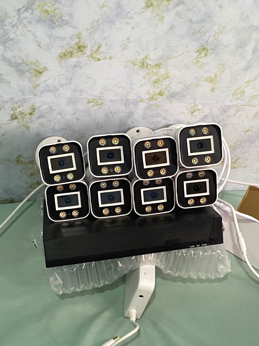 CCTV cameras 8 channel kit complete