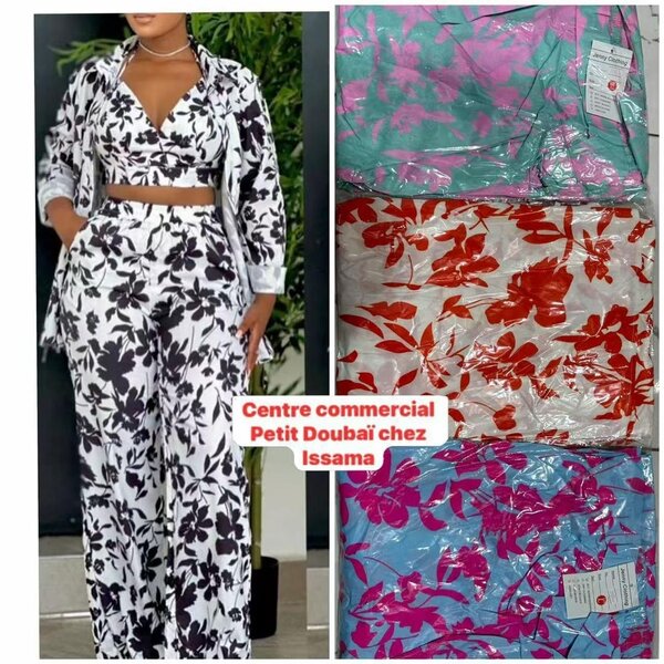 Ensemble Veste Pantalon Rayures