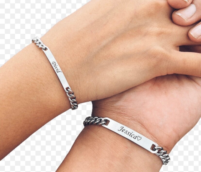 Bracelets personnalisés en acier
