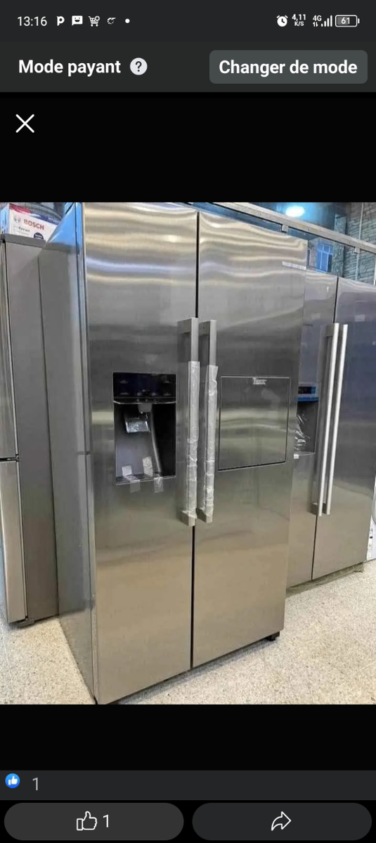 Réfrigérateur Américain Moderne