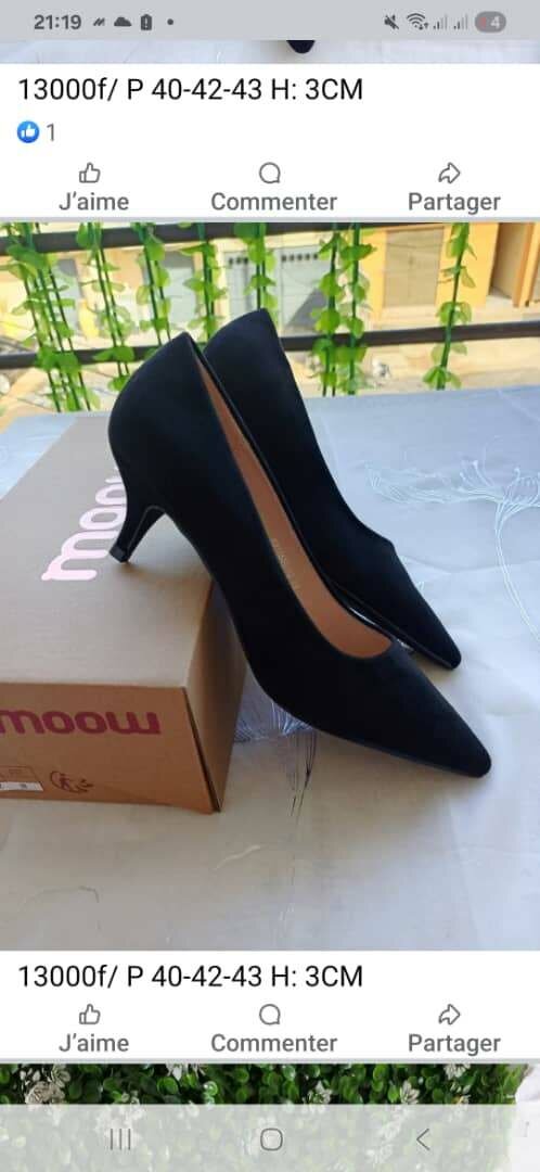 Escarpins noirs élégants femme