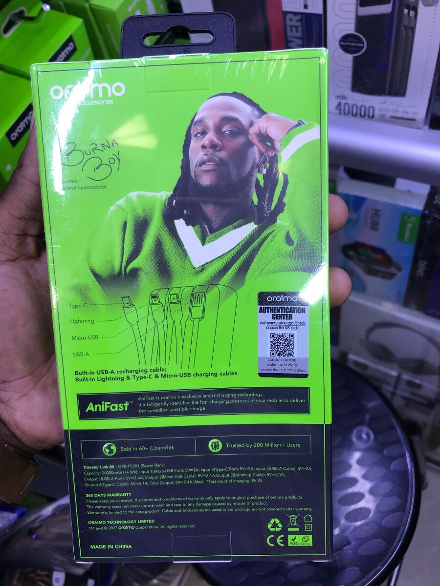 Oraimo powerbank(20000mAh)