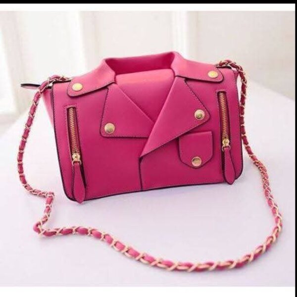 Sac à bandoulière rose chic