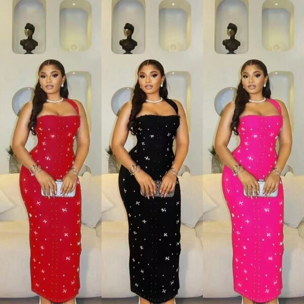 Robe Élégante Paillettes Femmes