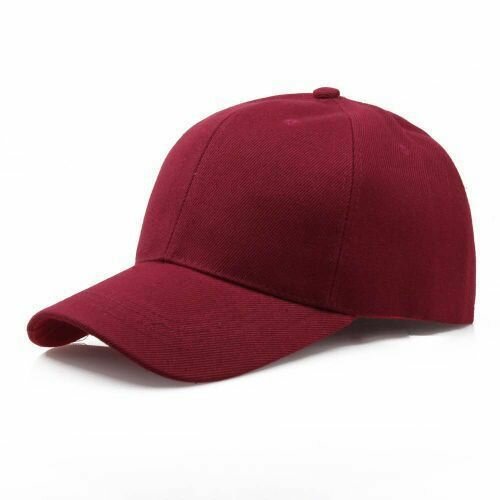 Casquette De Baseball - Vin Rouge