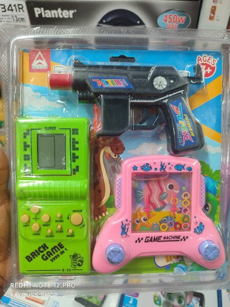 Retro Game Toy Set 3-in-1