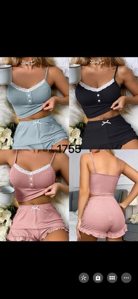 Ensemble Pyjama Femme Dentelle