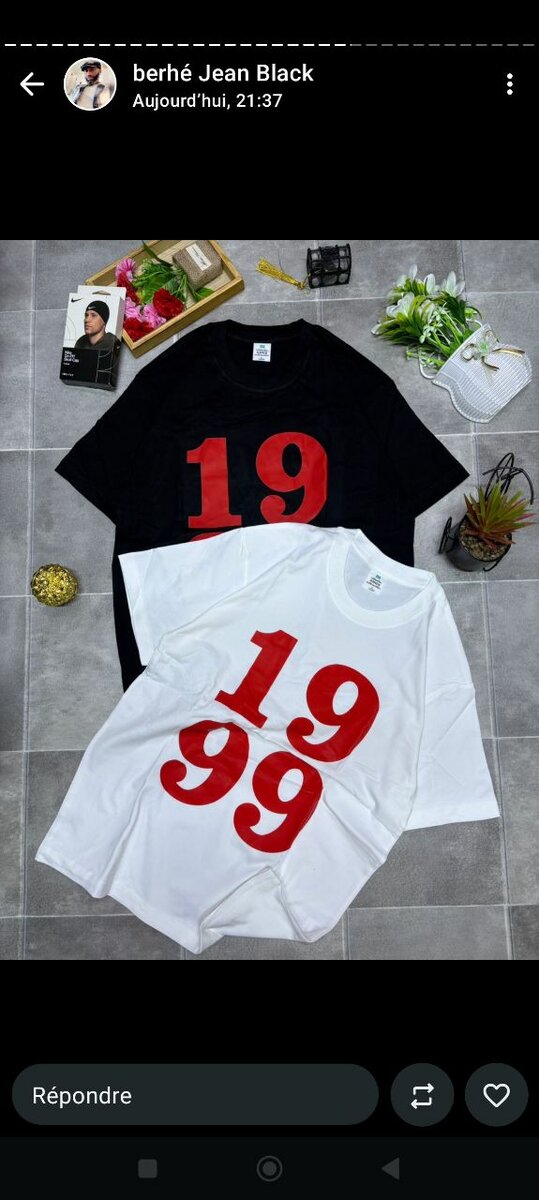 Lot de T-shirts casual