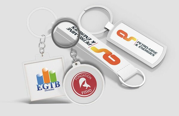 Porte-clés personnalisés modernes