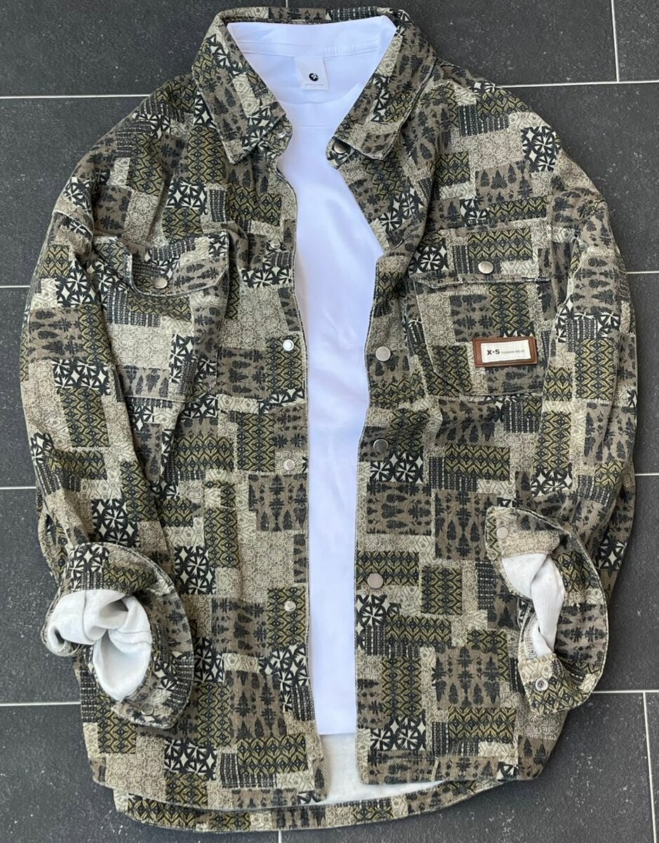 Veste en flanelle tendance