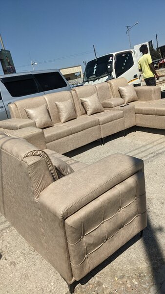 Box Type Leather sofa sets