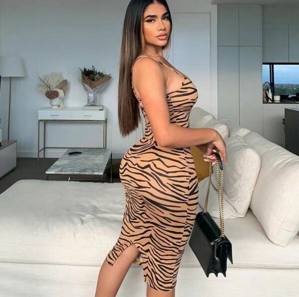 Robe imprimée élégante