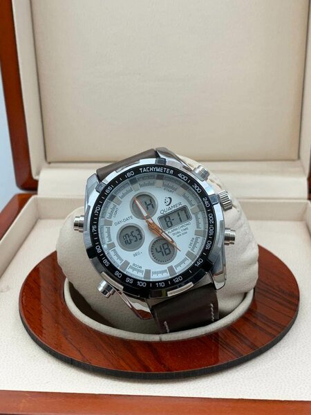 Tachymeter Chronograph Leather watch