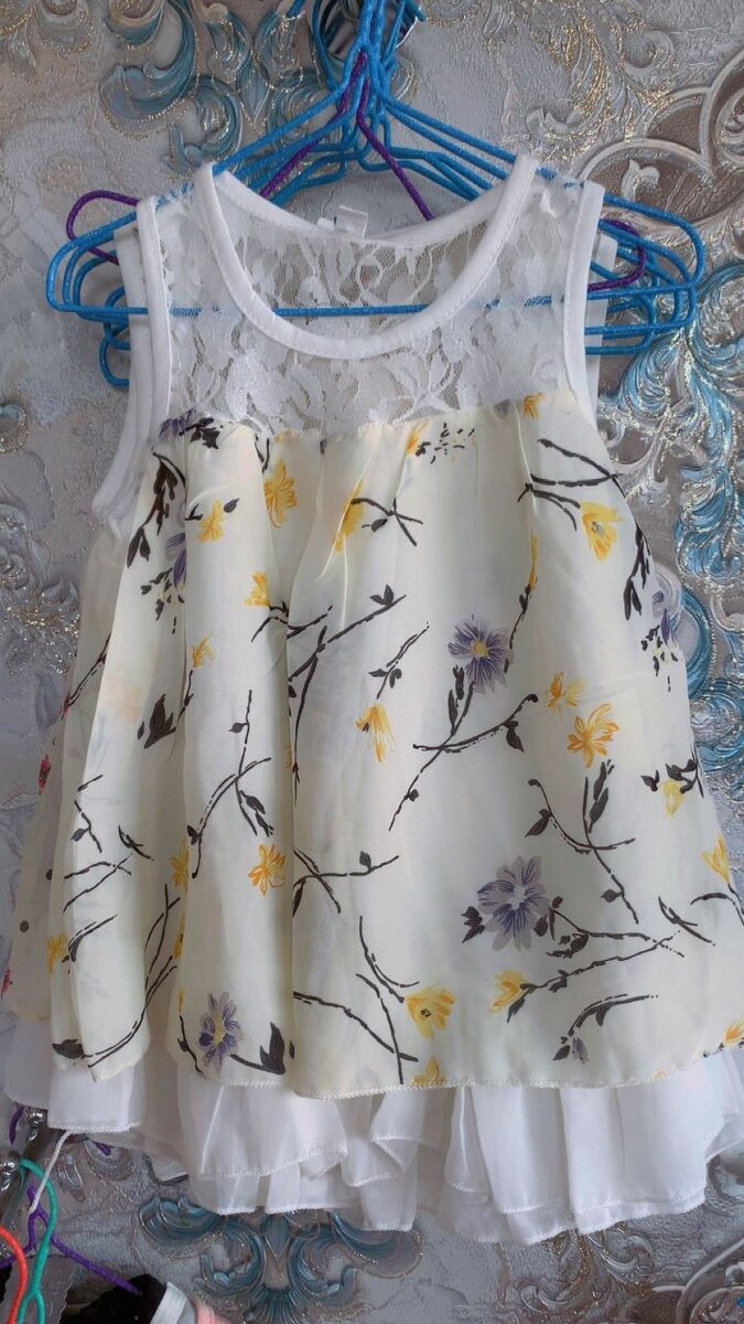 Robe été imprimé floral fille