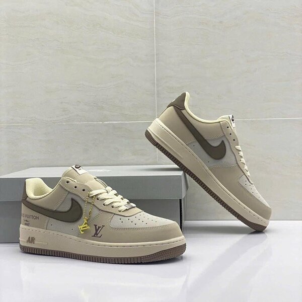 Louis Vuitton and Nike Air Force 1