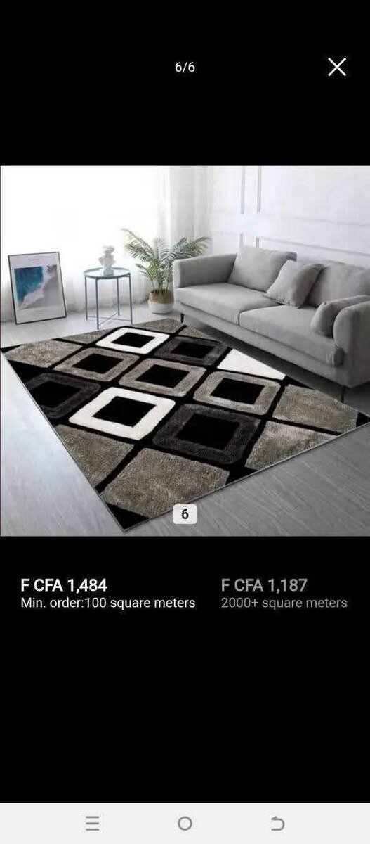 Tapis Moderne Géométrique