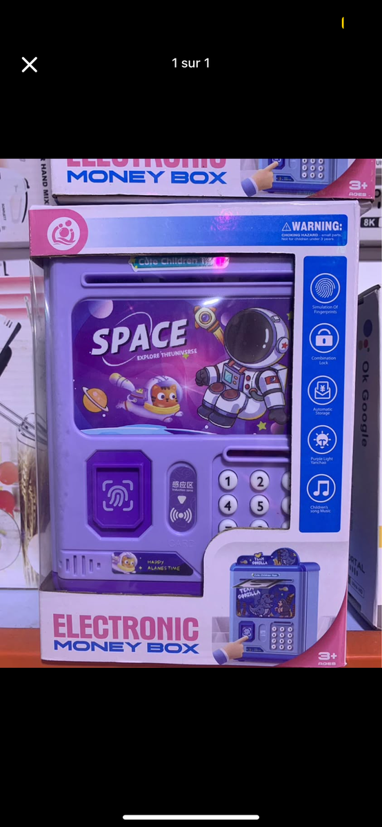 Coffre-fort électronique enfant