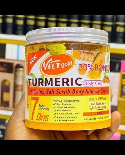 Veet gold turmeric body scrub