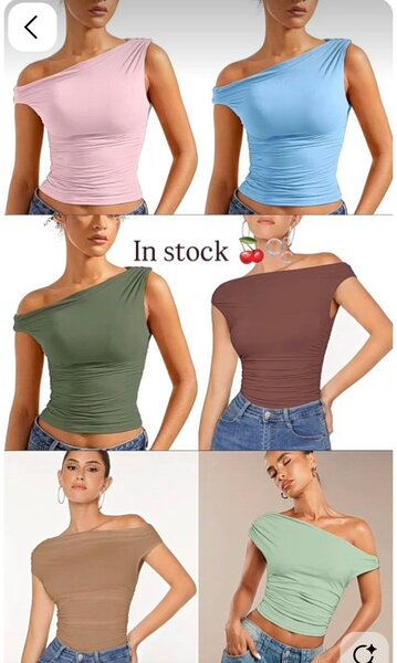 Top asymétrique pour femmes