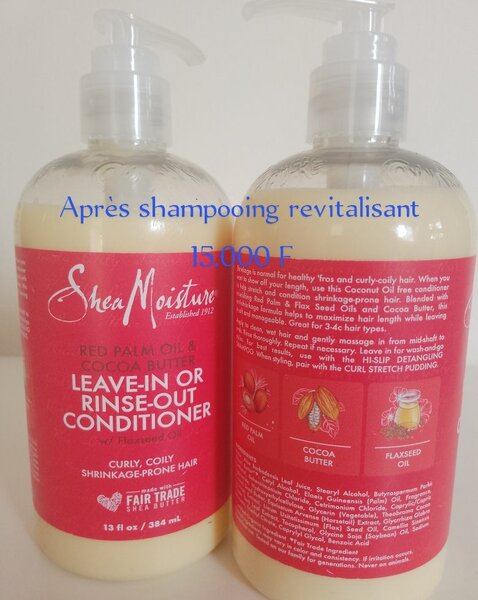 Après shampoing "Shea Moisture"