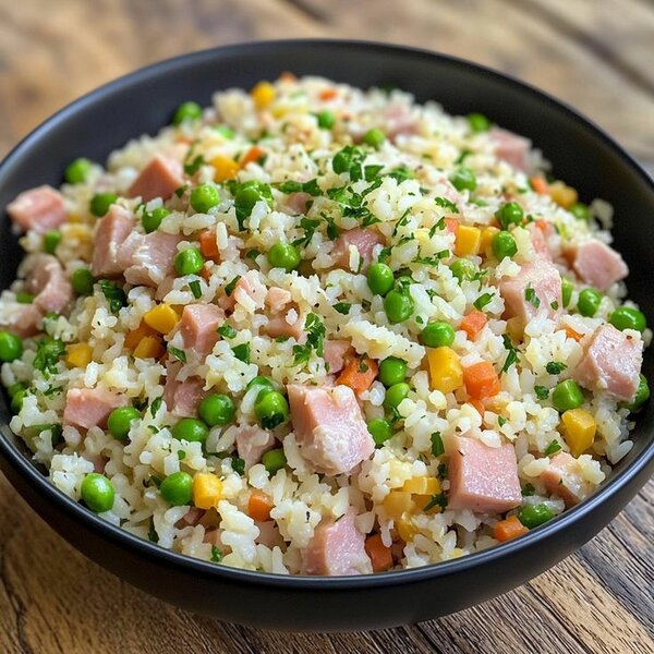 Riz macedoine au poisson